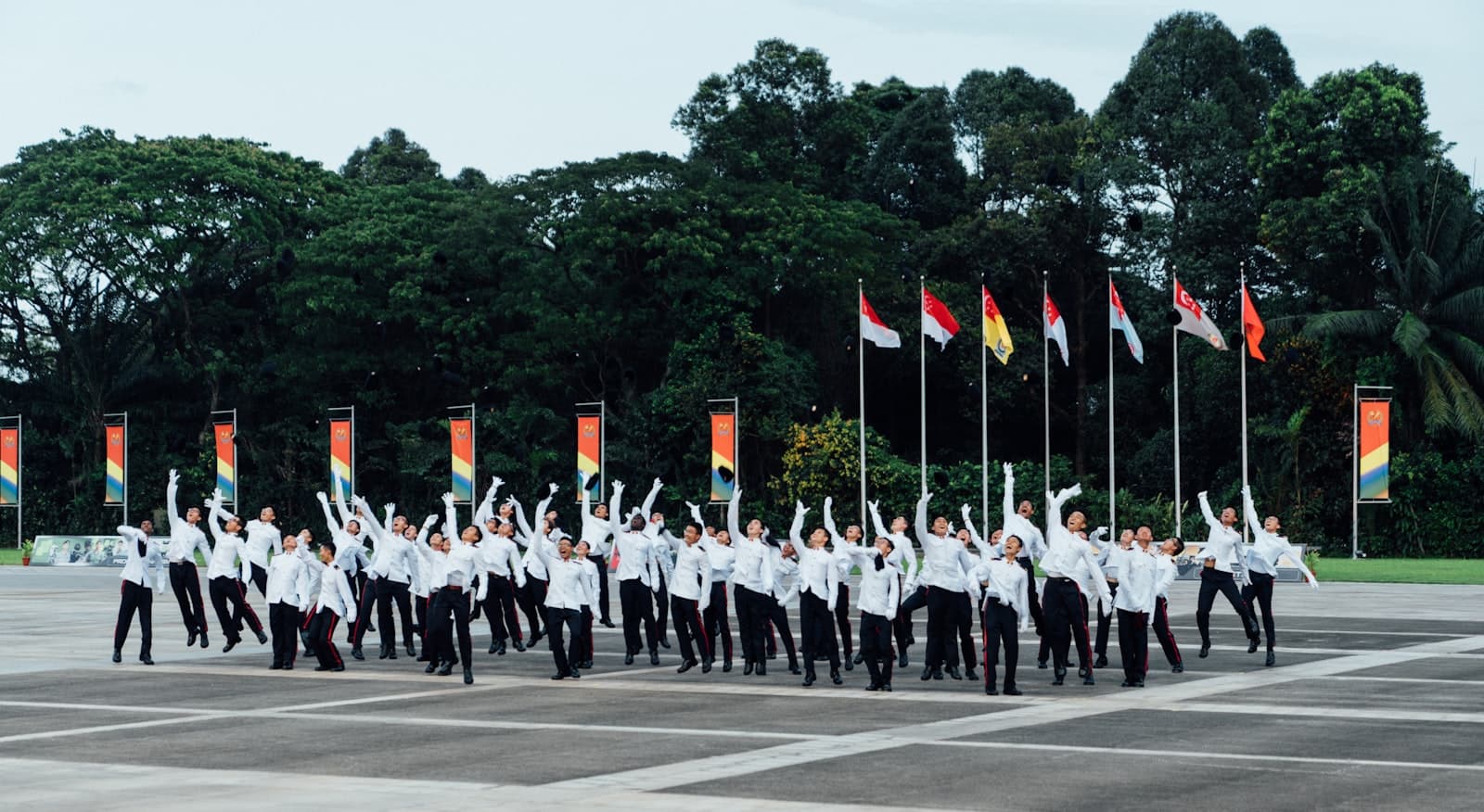 Defence academy cadets celebrating — NDA preparation